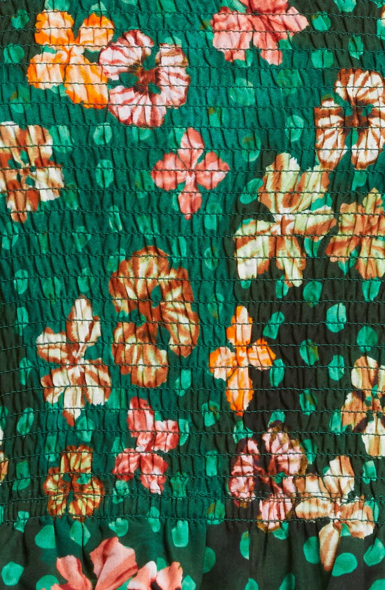 Ulla Johnson Adalia Cover-Up Romper, Alternate, color, Veridian