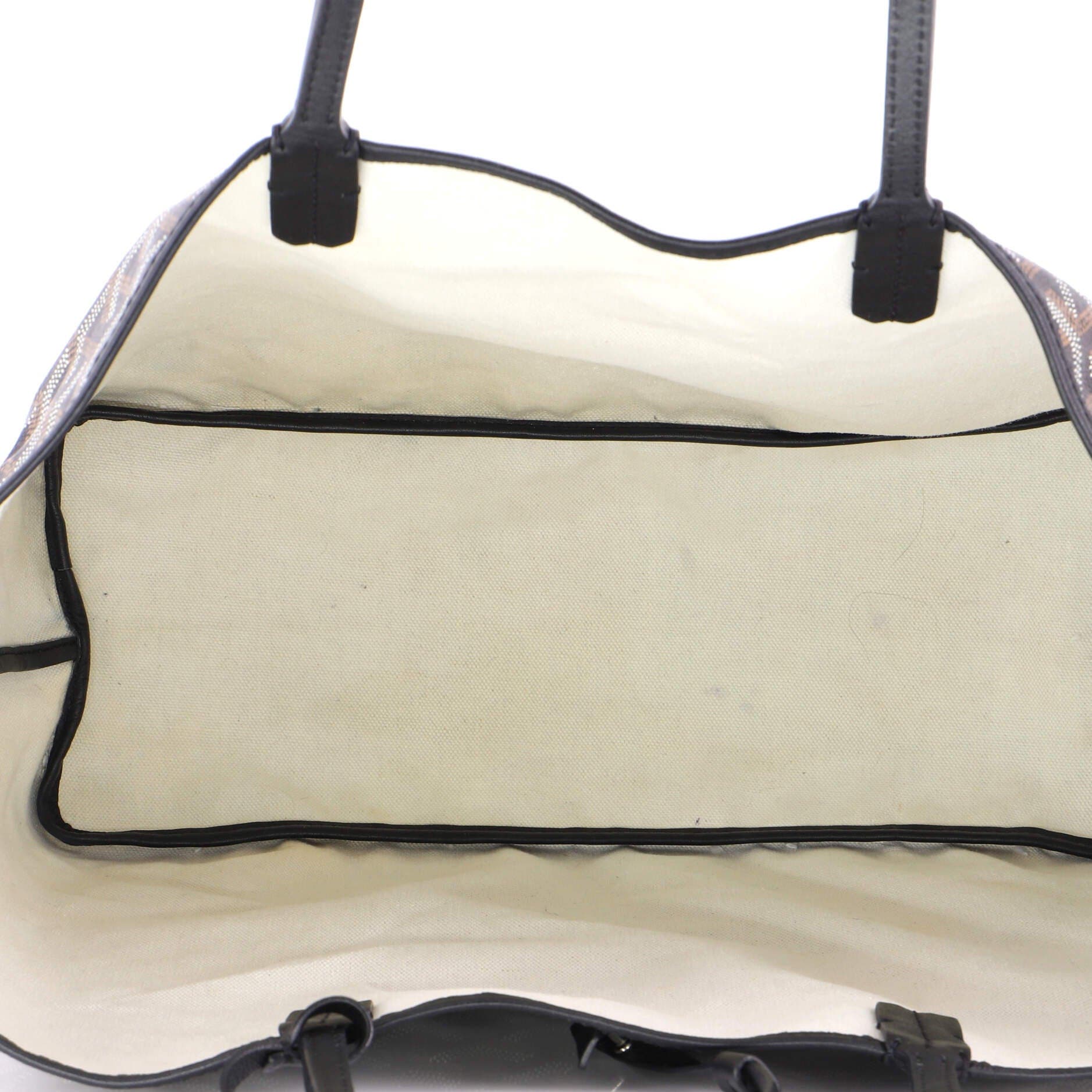 Pre-Owned Goyard Saint Louis Tote Coated Canvas PM, Alternate, color, Black