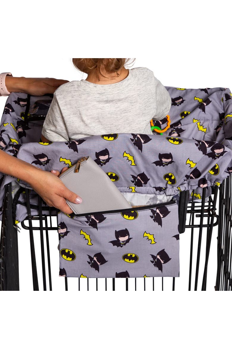 DC Comics Shopping Cart & High Chair Cover for Baby to Toddler, Batman, Alternate, color, Multicolored