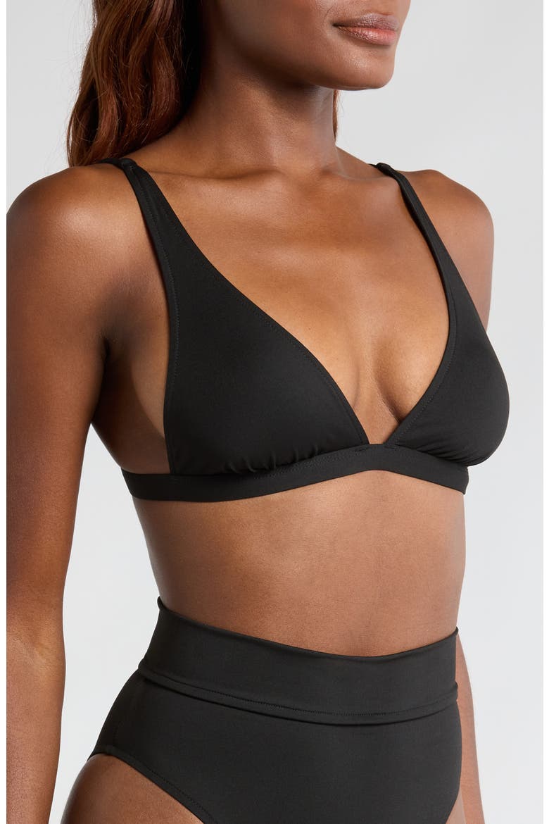 Aurelie Bikini Top, Alternate, color, BLACK