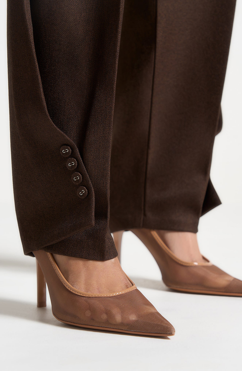 Sophie Twist Leg Tailored Trousers