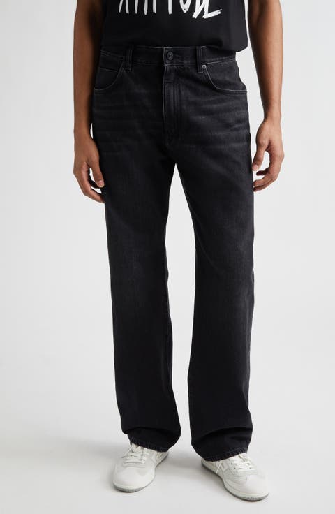 Loose Fit Jeans (Washed Black)