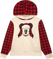 Disney Mickey Mouse Holiday Fleece Hooded Pullover