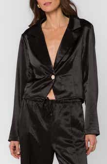 Lito Cropped Tuxedo Jacket