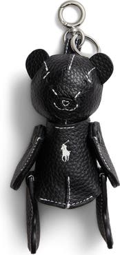 Polo Ralph Lauren Pebbled Leather Bear Charm
