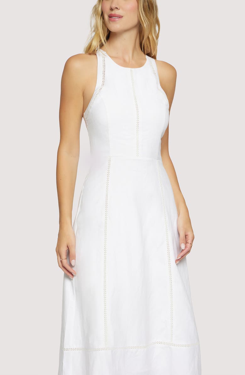 Lost + Wander Verona Romance Midi Sundress, Alternate, color, Off-White