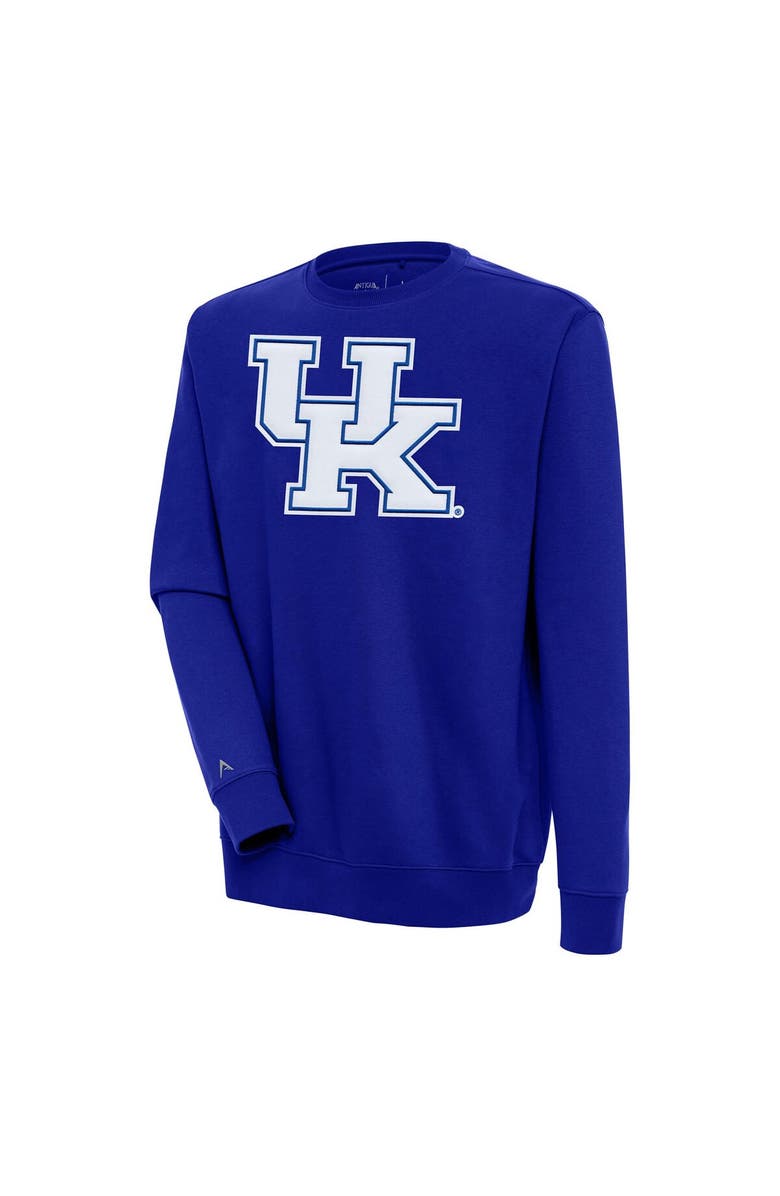 ANTIGUA Men's Antigua  Royal Kentucky Wildcats Victory Pullover Sweatshirt, Main, color, 