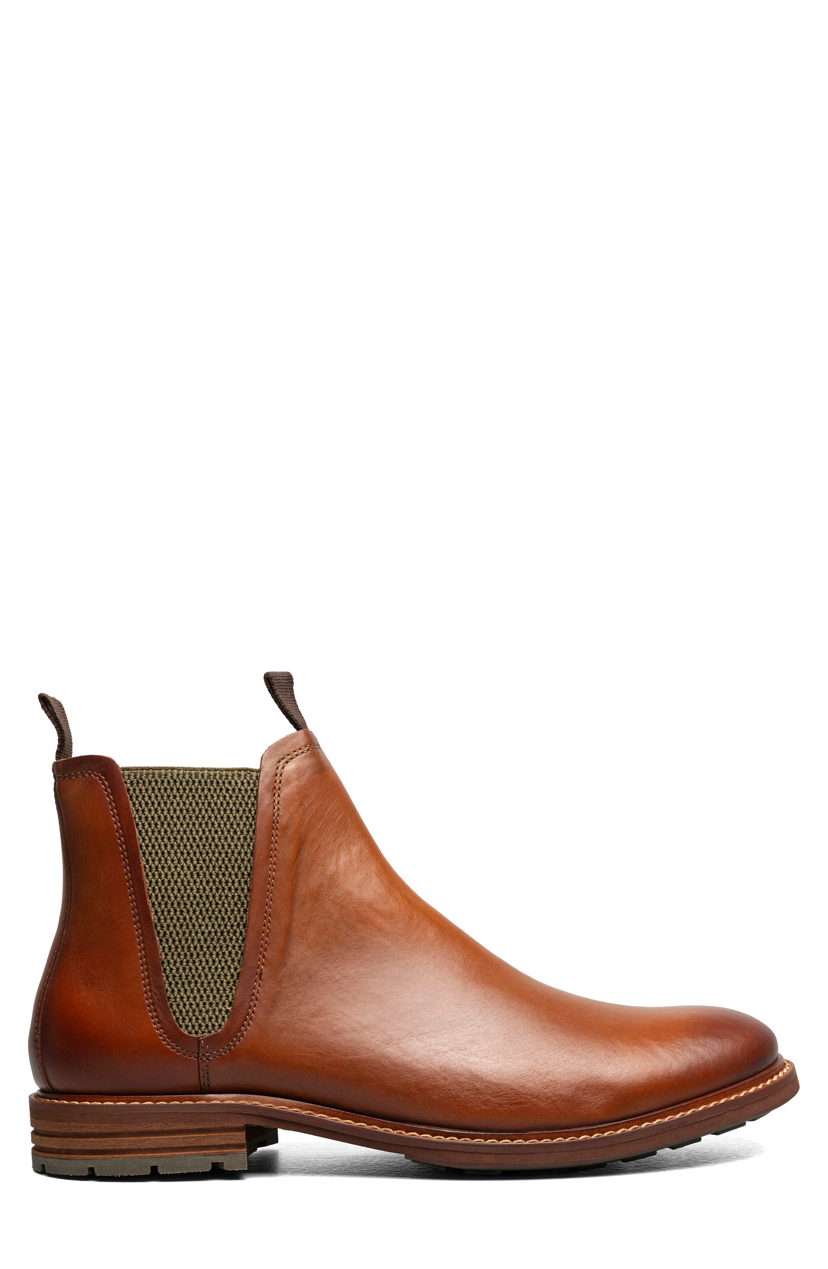 Stacy Adams Isaacson Chelsea Boot, Alternate, color, Cognac