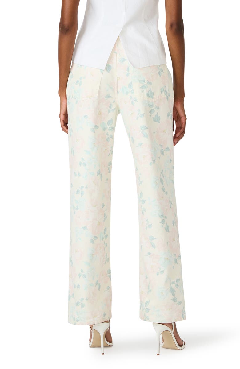 Steve Madden Sydnee Floral Jeans, Alternate, color, Peach Beige
