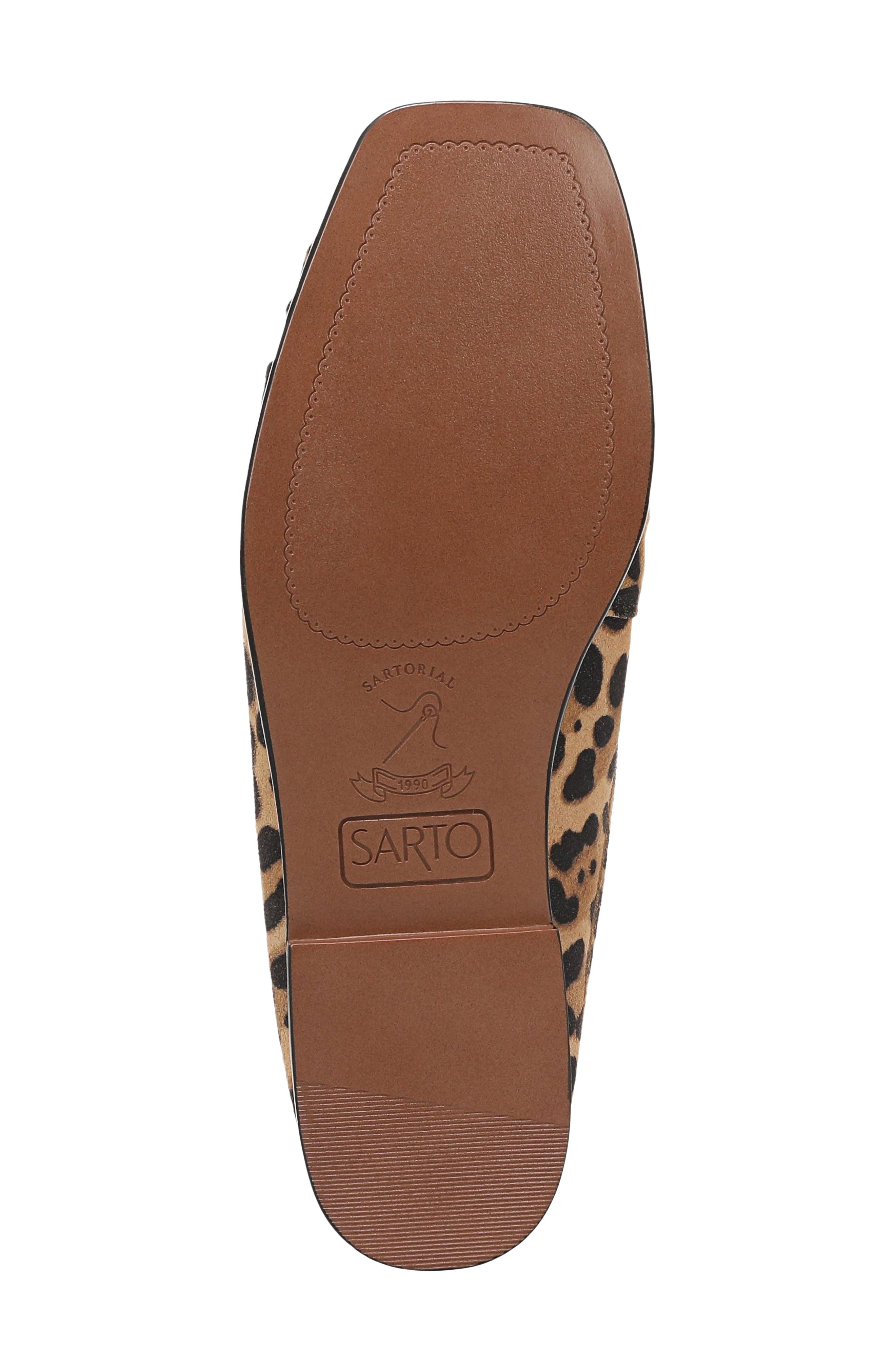 Lainey Croc Embossed Leather Mule, Alternate, color, BROWN