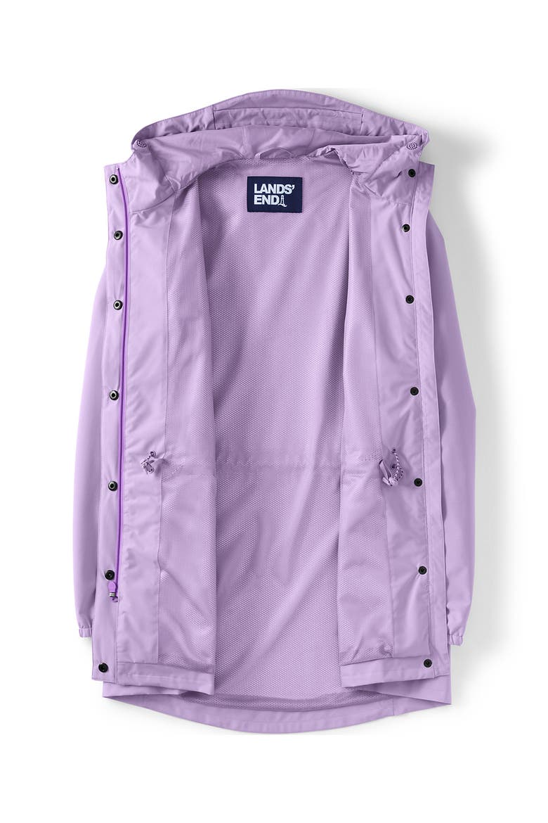 Squall Packable Waterproof Raincoat, Alternate, color, Lilac Petal
