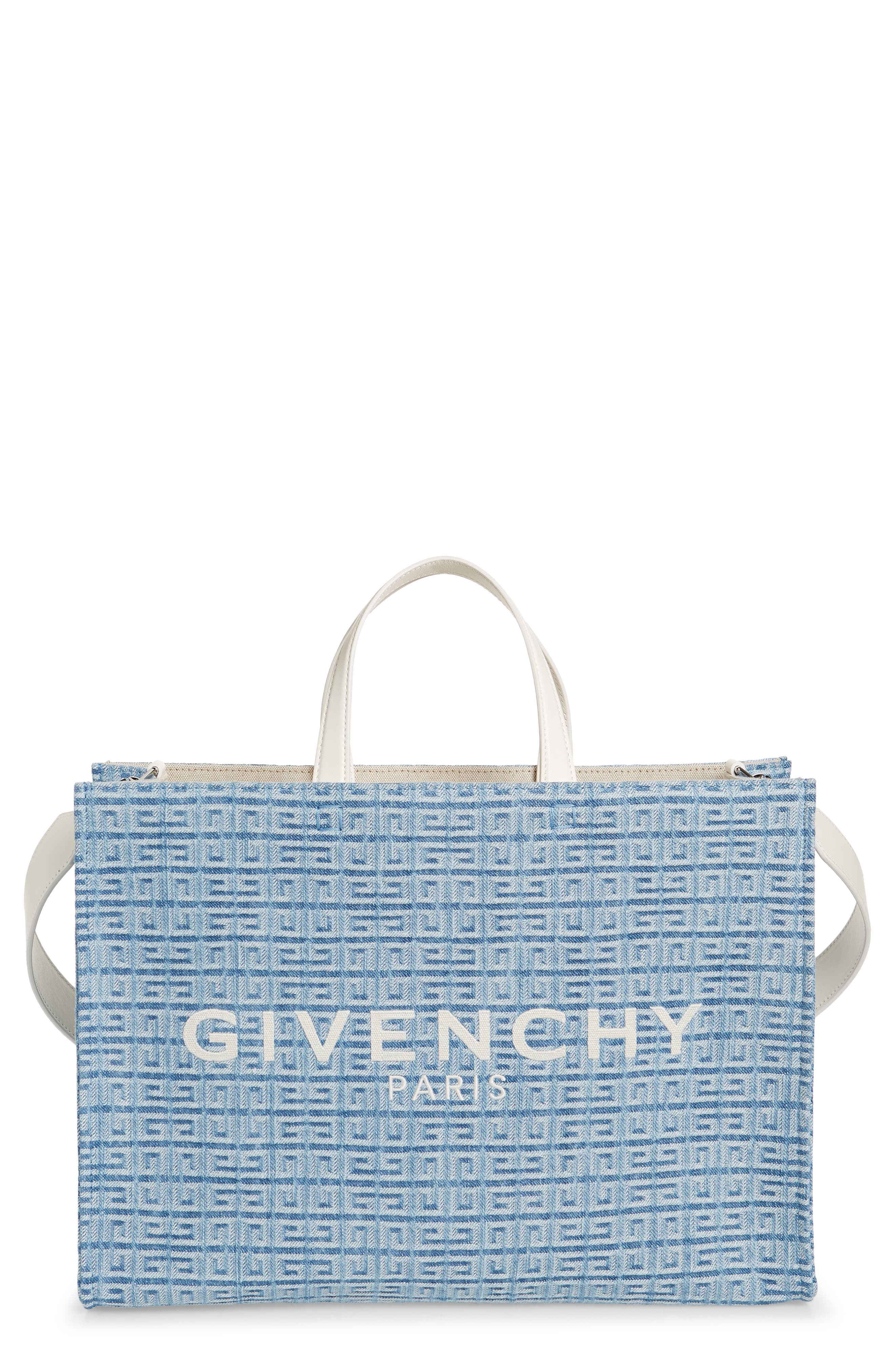 Givenchy Medium G-Tote Denim Tote, Main, color, 