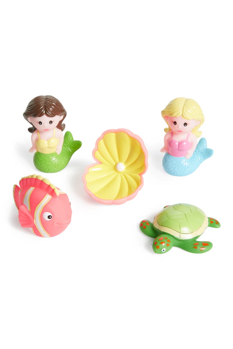 Mermaid Party Squirtie Bath Set, Main, color, ASSORTED