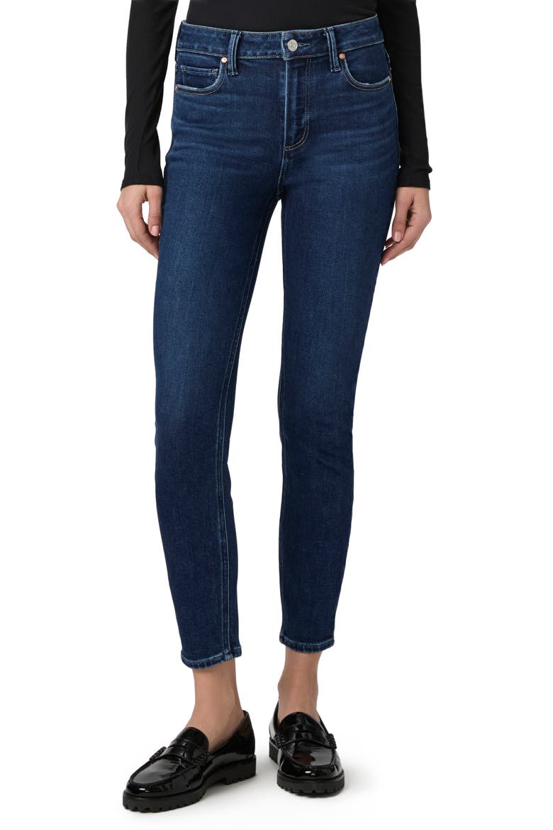 Hoxton High Waist Skinny Ankle Jeans, Main, color, BEES KNEES