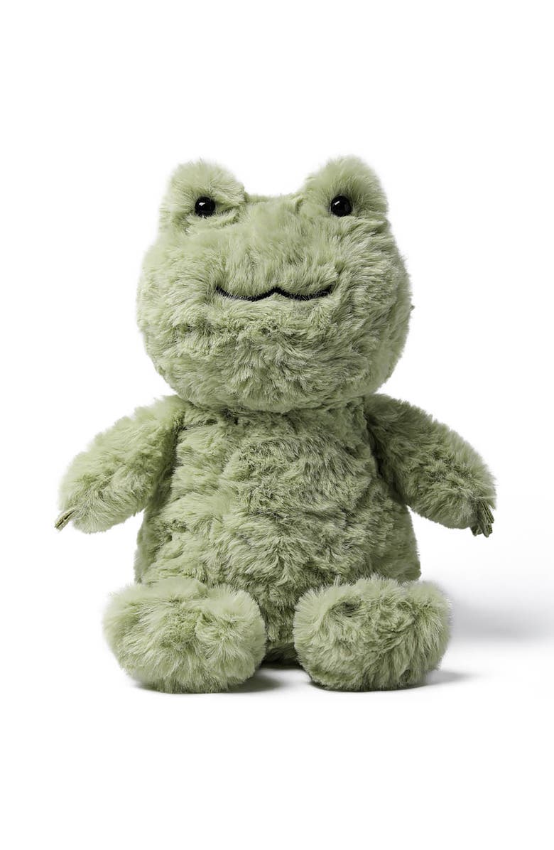 McHugs 7 Inch Relaxing Frog Weighted Stuffed Animal, Main, color, Green