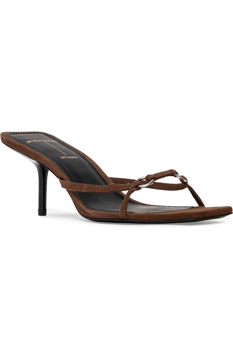 BLACK SUEDE STUDIO Frankie 65 Sandal, Main, color, Brown