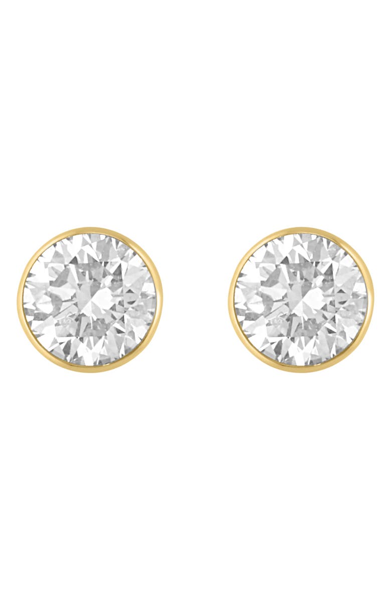 EFFY 14K Gold Lab Grown Diamond Stud Earrings, Alternate, color, Gold