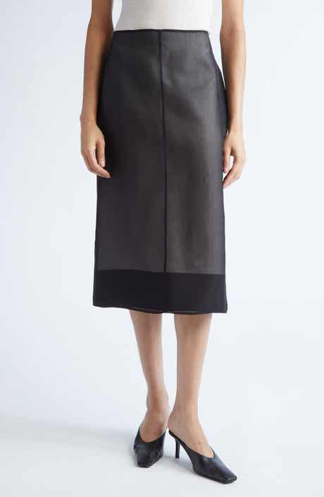 GIA STUDIOS Lucienne Silk Midi Skirt