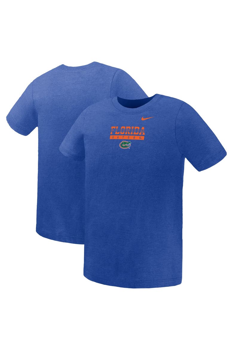 Preschool Nike Royal Florida Gators Name Bar Legend Dri-FIT T-Shirt, Main, color, Royal