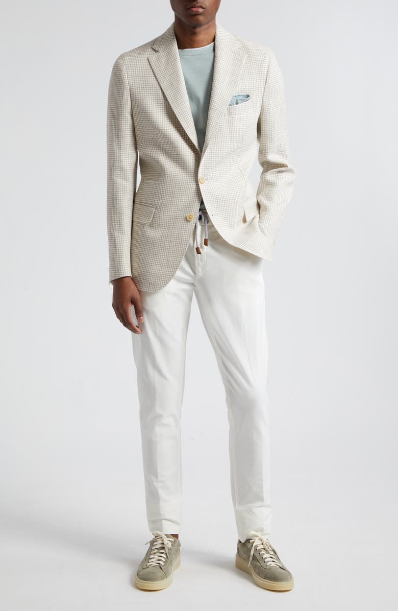 Eleventy Crewneck Giza Egyptian Cotton T-Shirt, Alternate, color, 