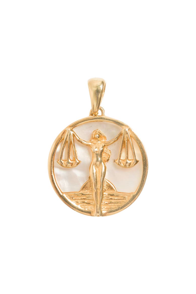 Zodiac Necklace, Alternate, color, Libra