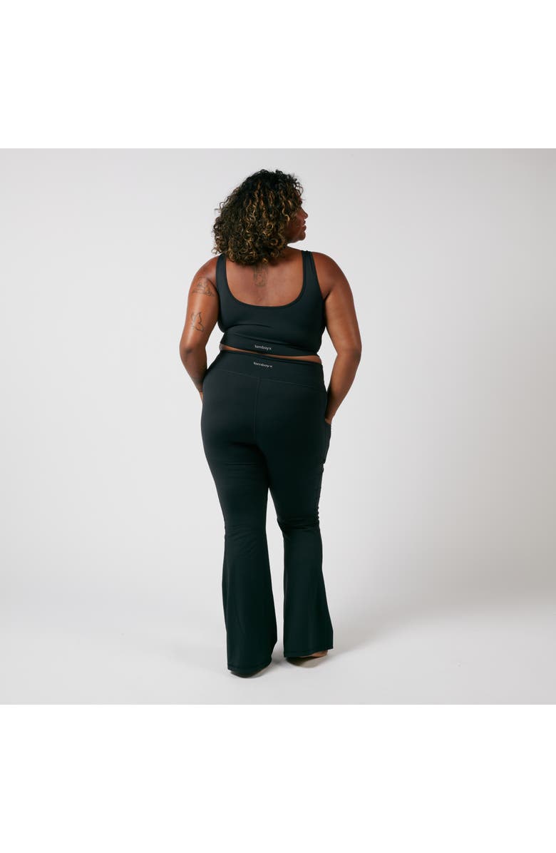 TomboyX Flared Legging, Alternate, color, Black