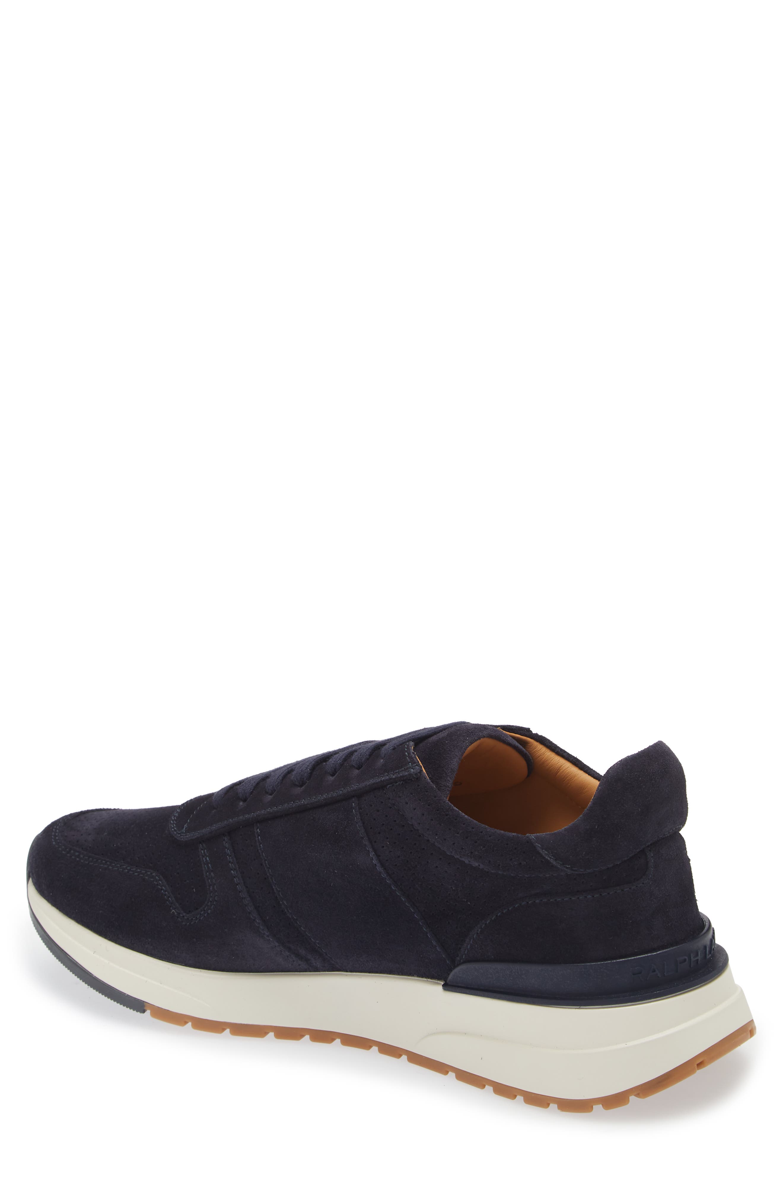 Ralph Lauren Purple Label Ethan II Calfskin Suede Sneaker, Alternate, color, 