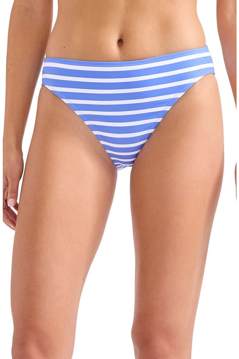 Coastline Stripe Hipster Bikini Bottoms, Main, color, PARADISO BLUE