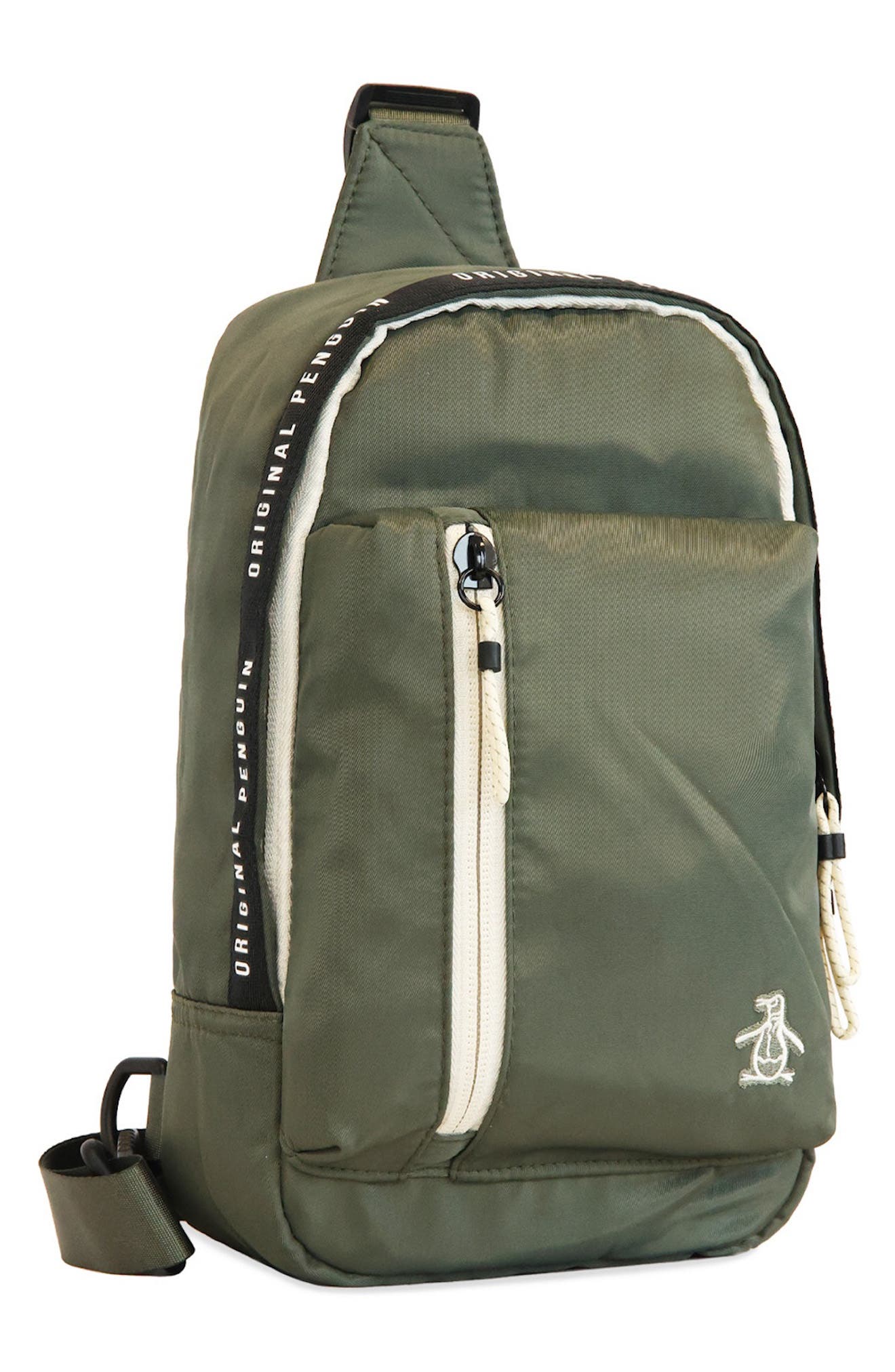 Original Penguin Sport Crossbody Bag, Alternate, color, Beetle/ Travertine