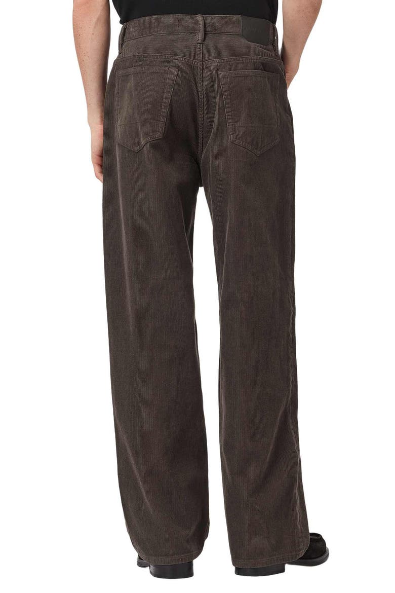 Rivet Corduroy Straight Leg Jeans, Alternate, color, DARK BROWN