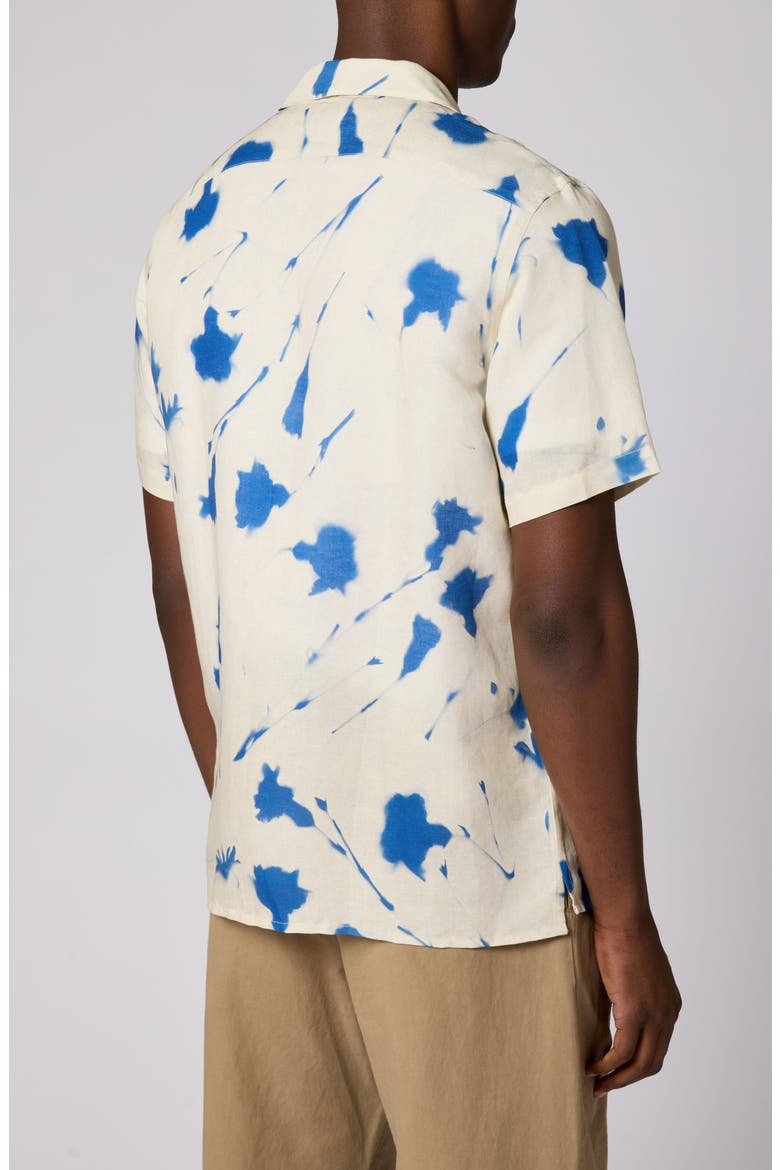 Casual Fit Camp Shirt, Alternate, color, 02 OFF WHITE