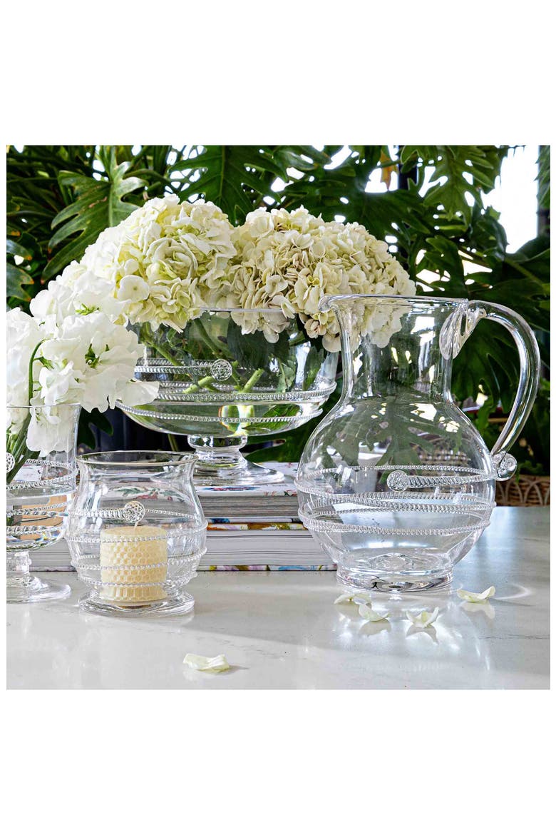 Amalia Glass Pitcher, Alternate, color, CLEAR