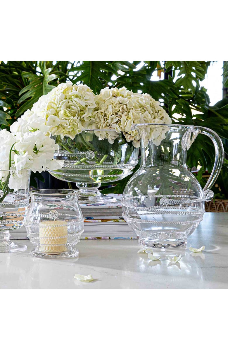 Juliska Amalia Glass Pitcher, Alternate, color, Clear