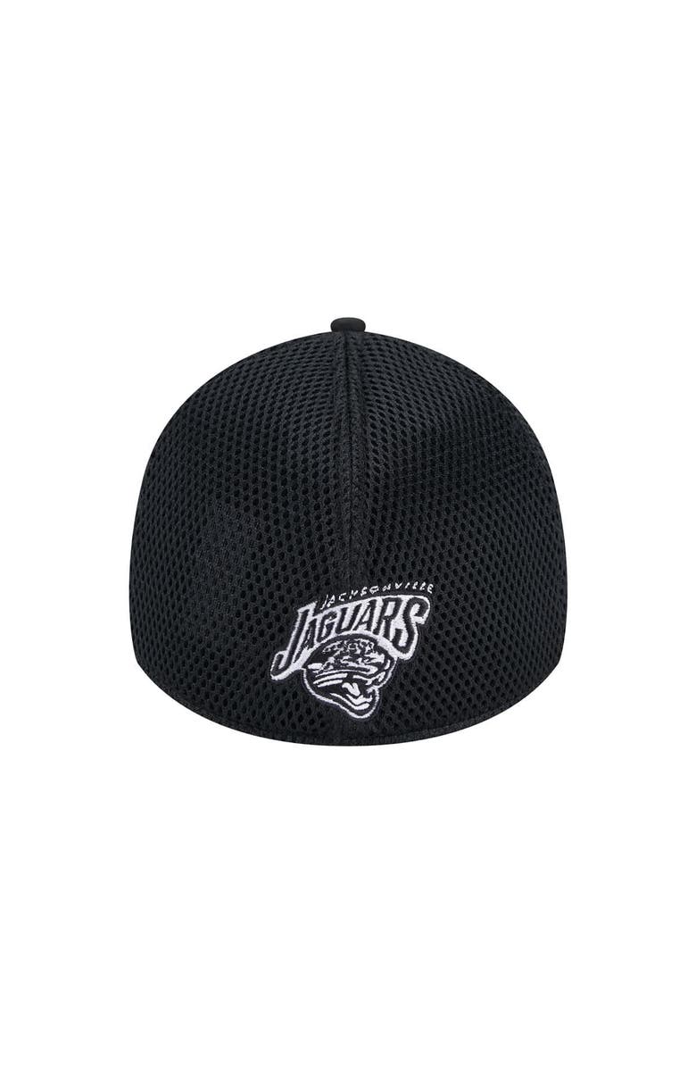 New Era Men's New Era Black Jacksonville Jaguars Main Neo 39THIRTY Flex Hat, Alternate, color, Black