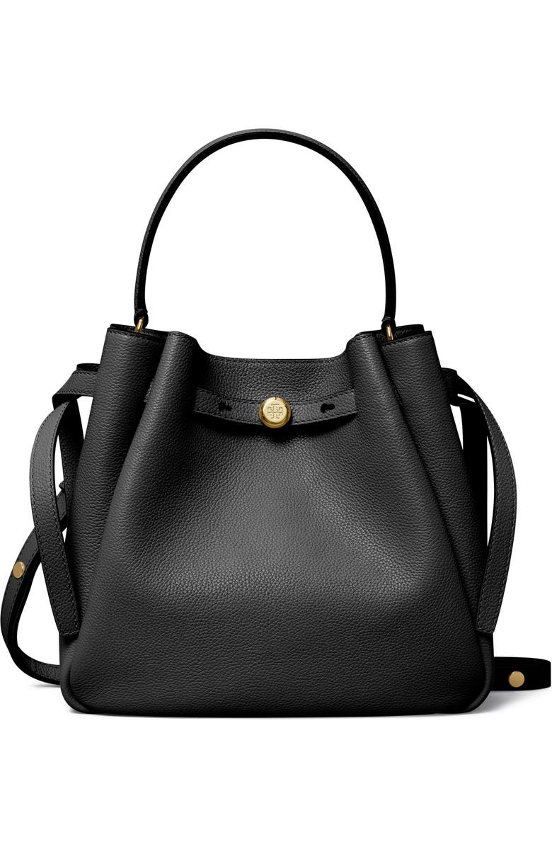 Romy Pebble Leather Bucket Bag