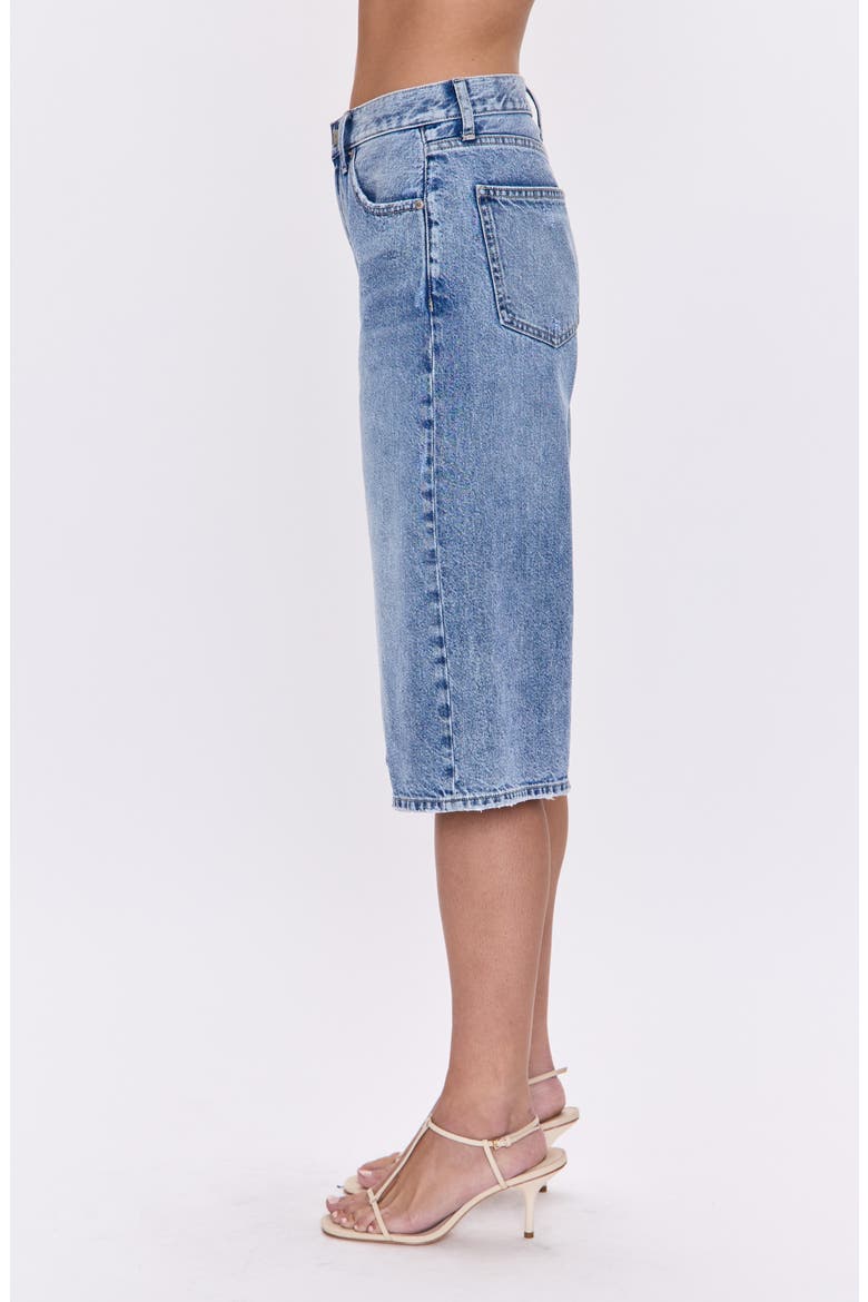 Linden High Waist Denim Bermuda Shorts, Alternate, color, BUNGALOW