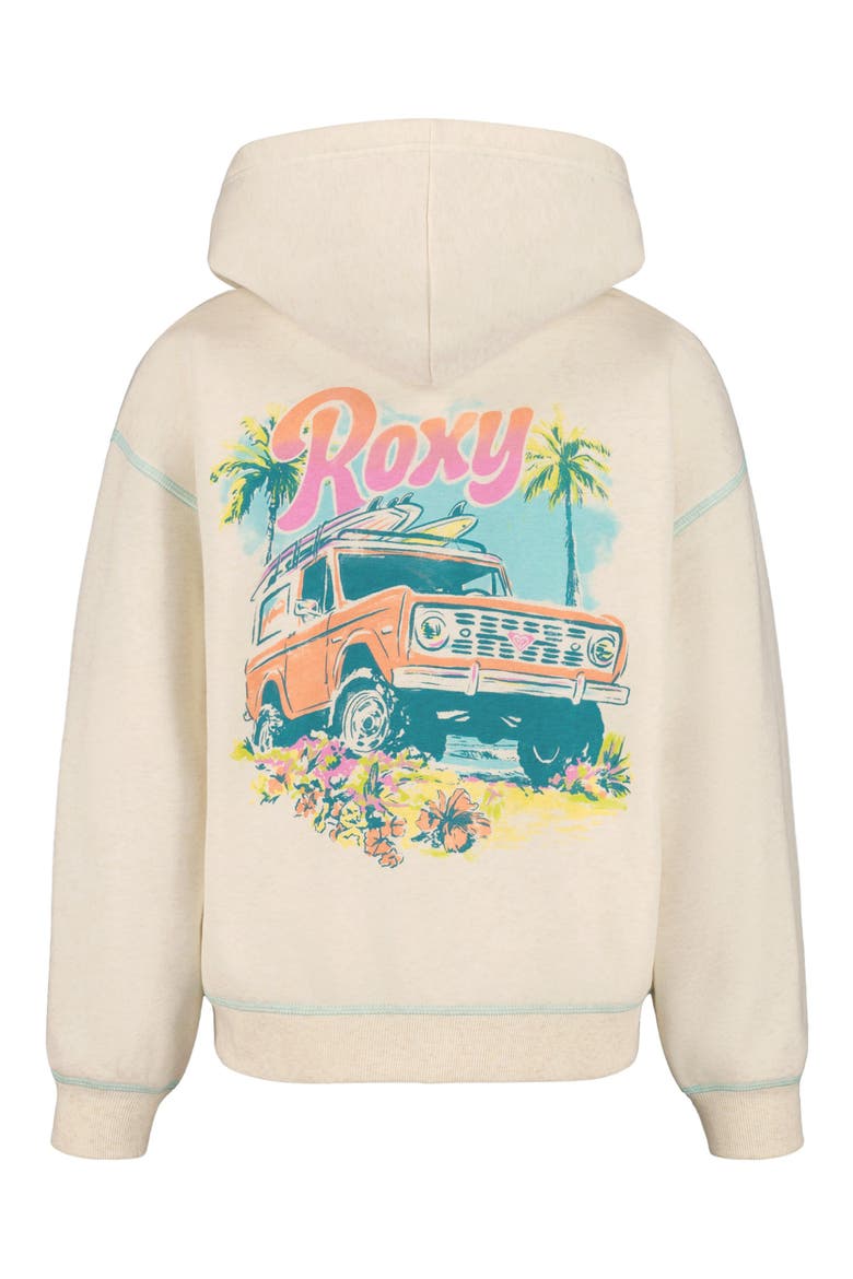 Kids' Coastal Cruiser Graphic Zip Hoodie, Alternate, color, OATMEAL HEATHER