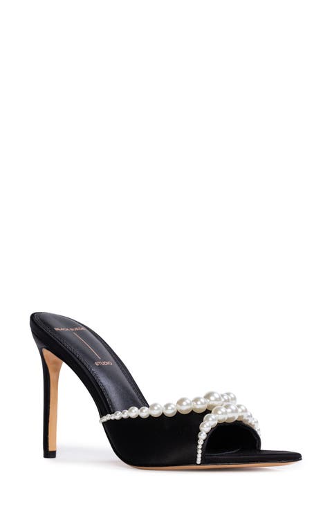 Gigi Pointed Toe Slide Sandal (Women)