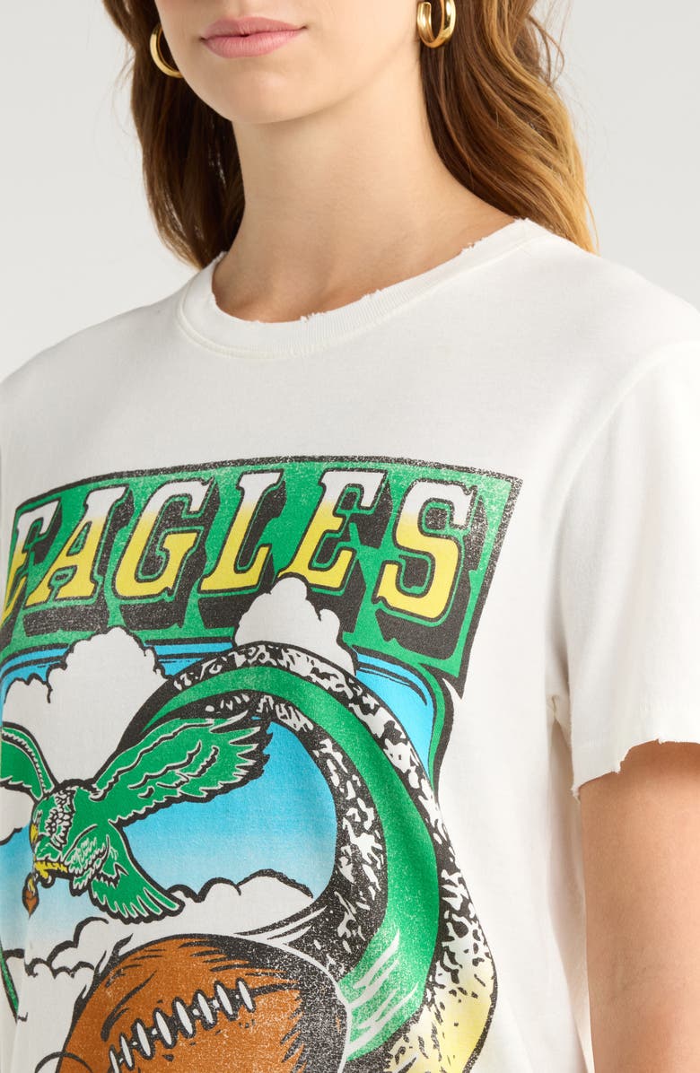 Junk Food Eagles Sky Cotton Graphic T-Shirt, Alternate, color,