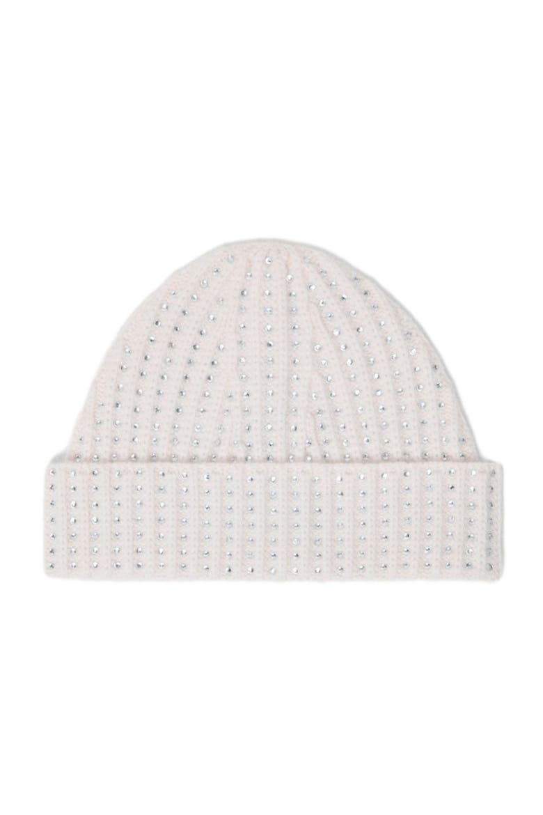 Wool and rhinestone hat, Main, color, Ecru