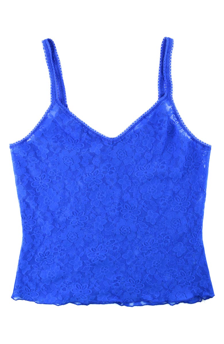 Hanky Panky Daily Lace Sheer Camisole, Alternate, color, Bold Blue