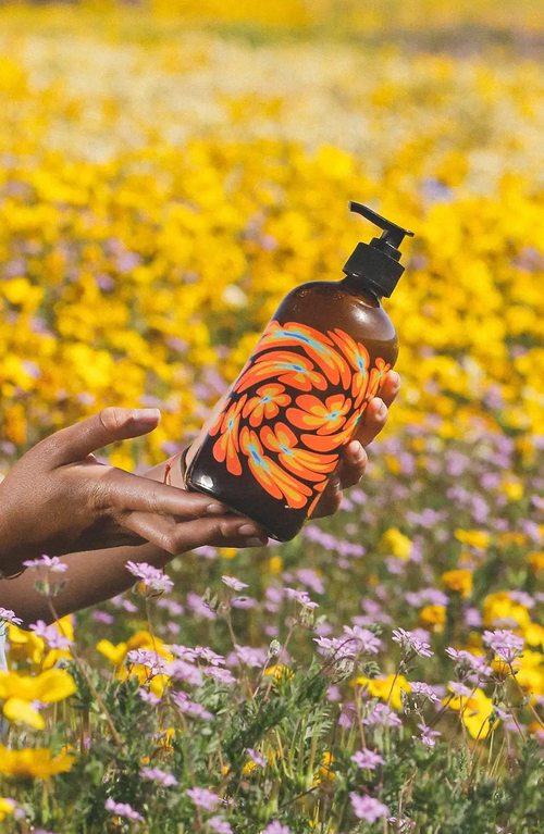 Bathing Culture Mind And Body Wash Refillable Glass Body Wash In Meadow Vision
