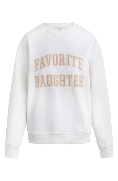 FAVORITE DAUGHTER FAVORITE DAUGHTER COLLEGIATE COTTON BLEND SWEATSHIRT
