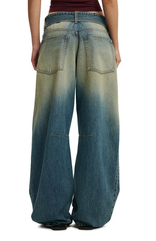 Cotton On Curvy Barrel Jean In Blue