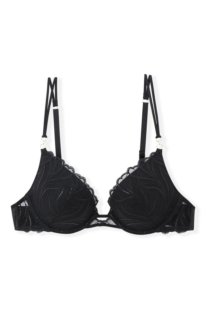 Envolee N°2 Classique Underwire Bra, Alternate, color, BLACK