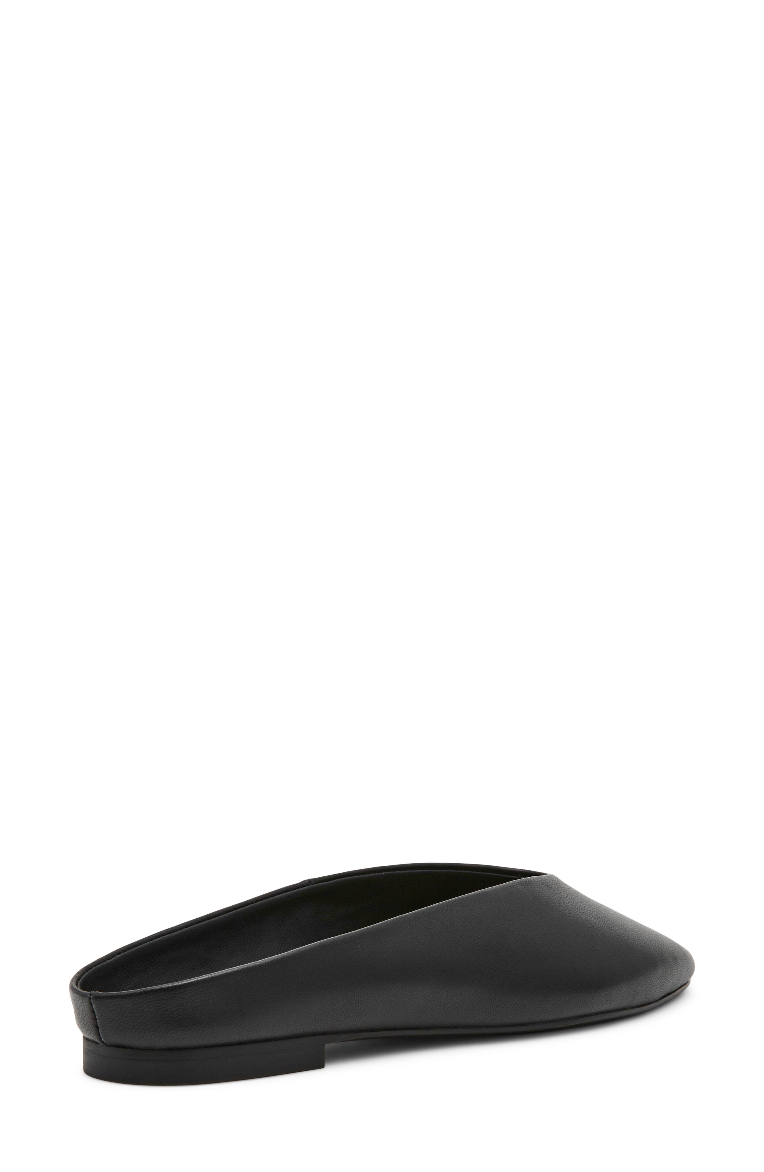 Sherman Mule, Alternate, color, BLACK LEATHER
