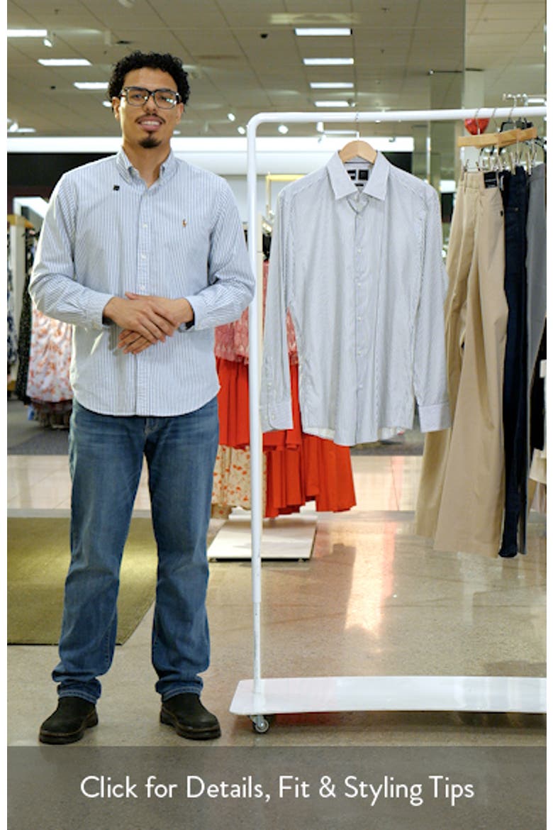 Hank Kent Slim Fit Performance Twill Dress Shirt video