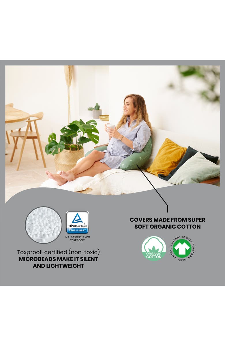 Babymoov B.Love 2-in-1 Maternity Body & Nursing Pillow, Alternate, color, Green