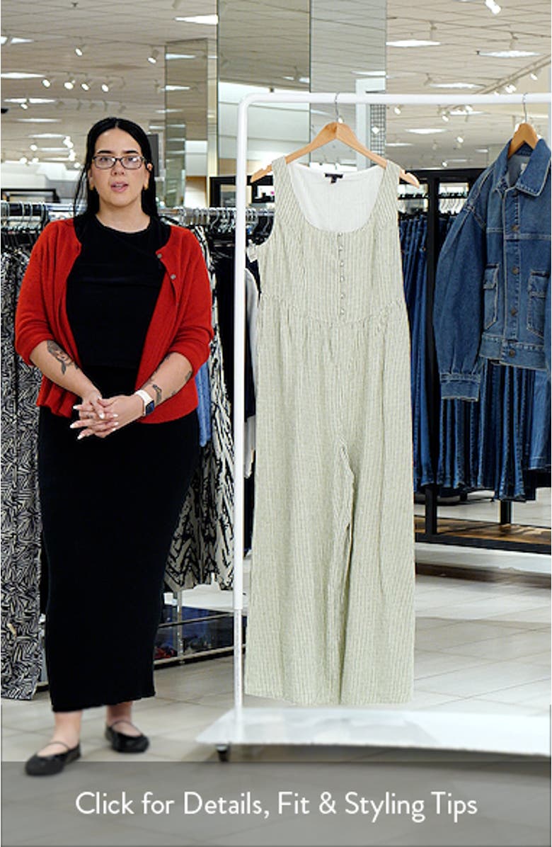 Cora Stripe Jumpsuit, sales video thumbnail