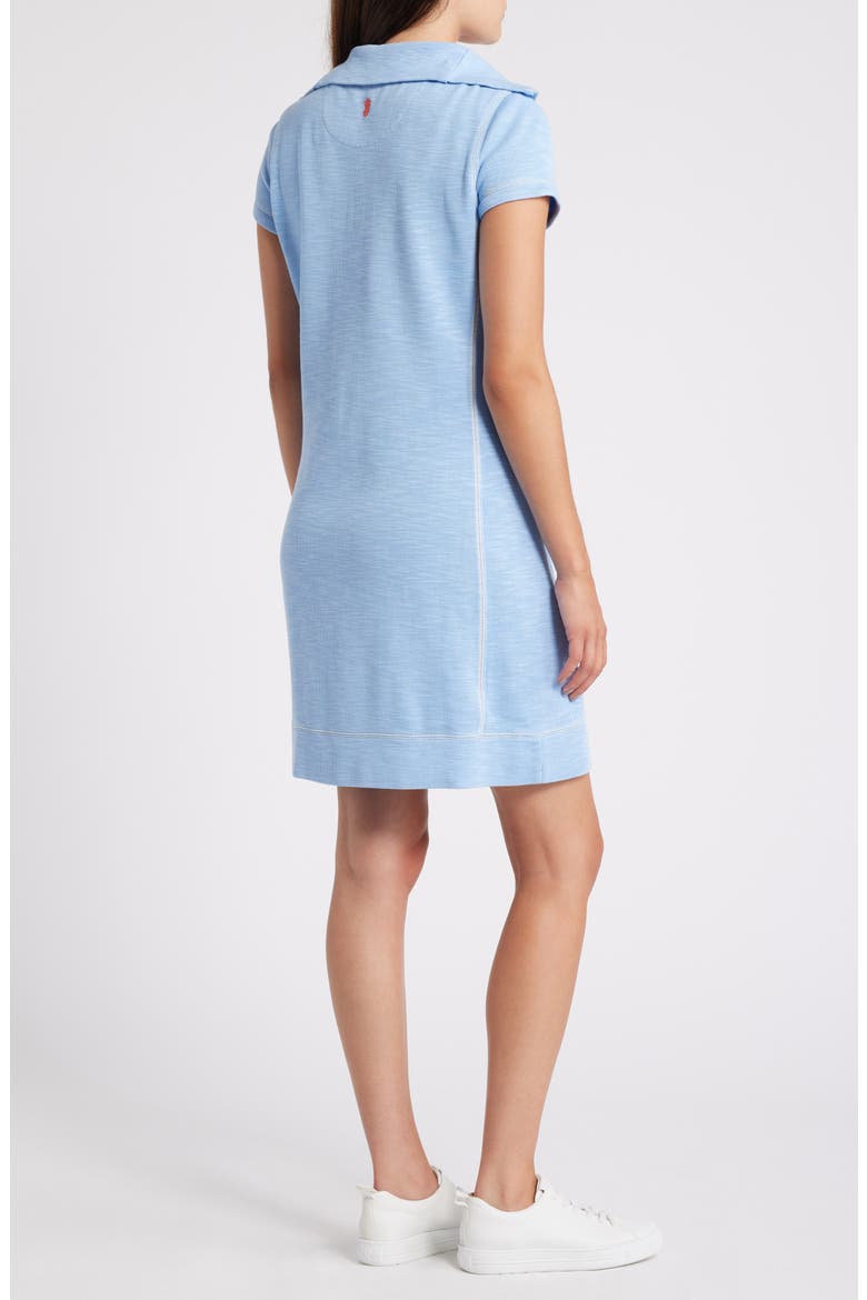 Tobago Bay Half Zip Dress, Alternate, color, LIGHT SKY